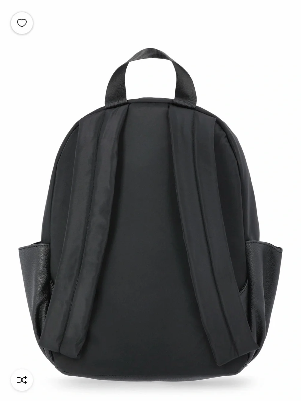 Matt & Nat Black Nylon Backpack with Colorful Tassel Charm